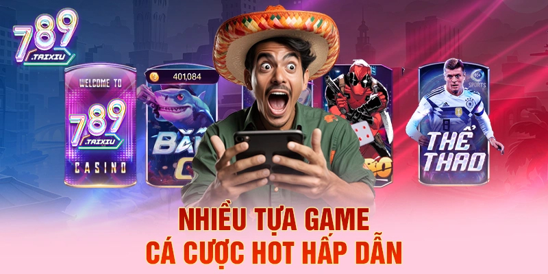 Kho game cá cược đa dạng tại 8xbet